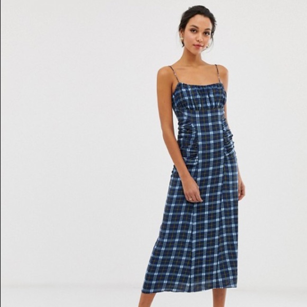 C/MEO the Label Check Define Slip Dress